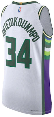 耐克密尔沃基雄鹿队字母哥34号球衣白色 21-22赛季复古款 DB3638-100 Lookbook 耐克密尔沃基雄鹿队字母哥34号球衣白色 21-22赛季复古款 DB3638-100