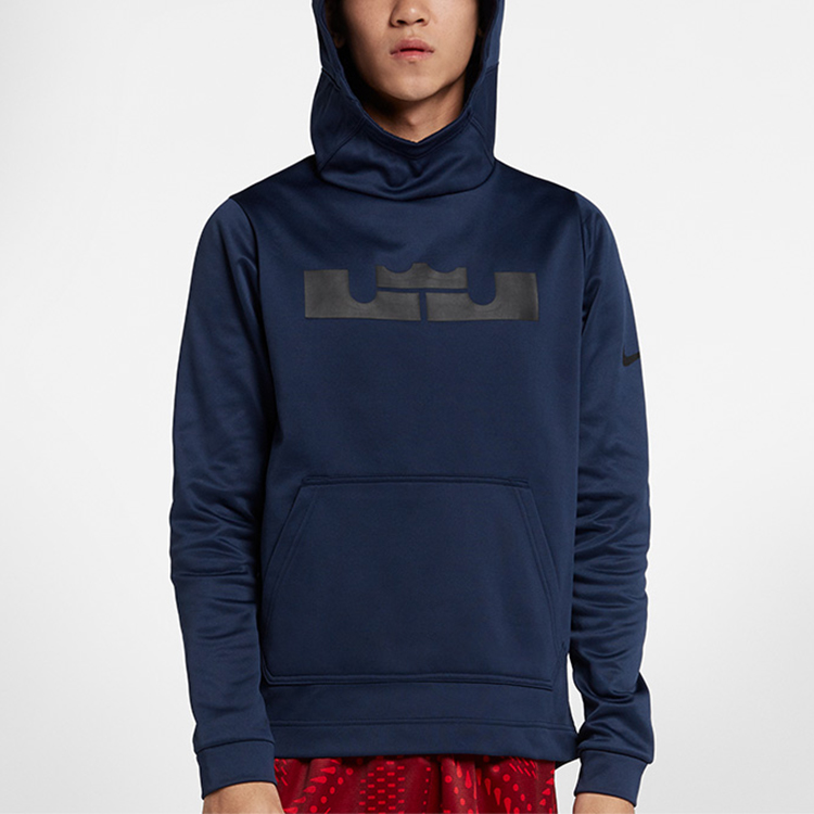 Nike Minimalist Pullover Hoodie Vintage Style - Navy Blue AQ8318-410 圖 4