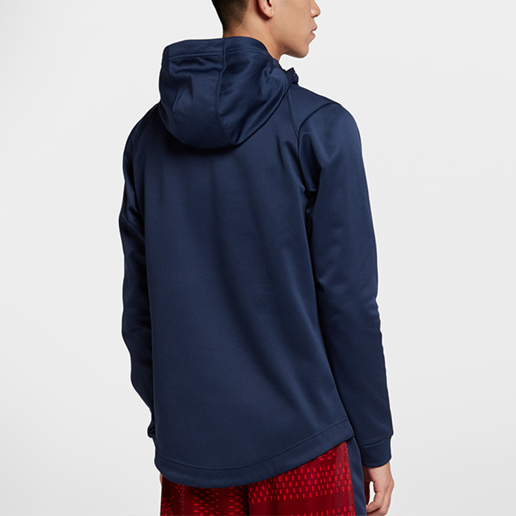 Nike Minimalist Pullover Hoodie Vintage Style - Navy Blue AQ8318-410 圖 5
