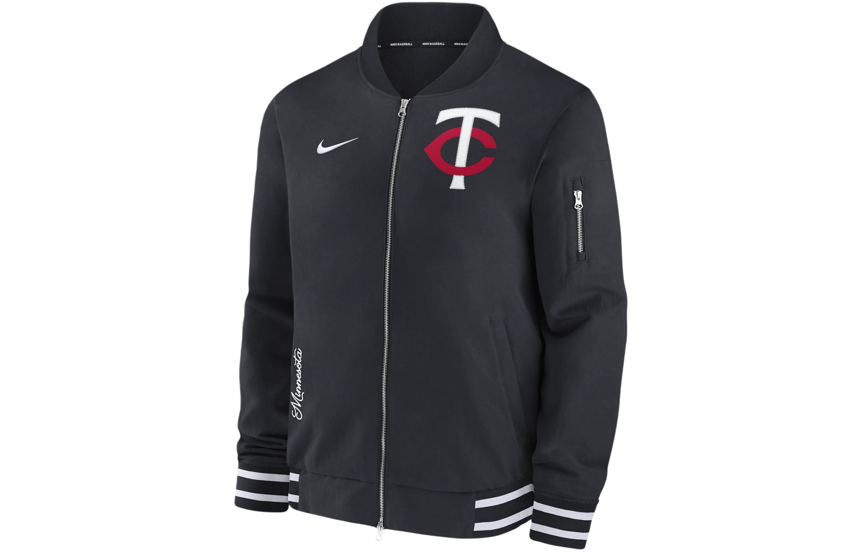 Nike Minnesota Twins Authentic Collection Logo Full-Zip Jacket Black () 015D03AZTIS-132