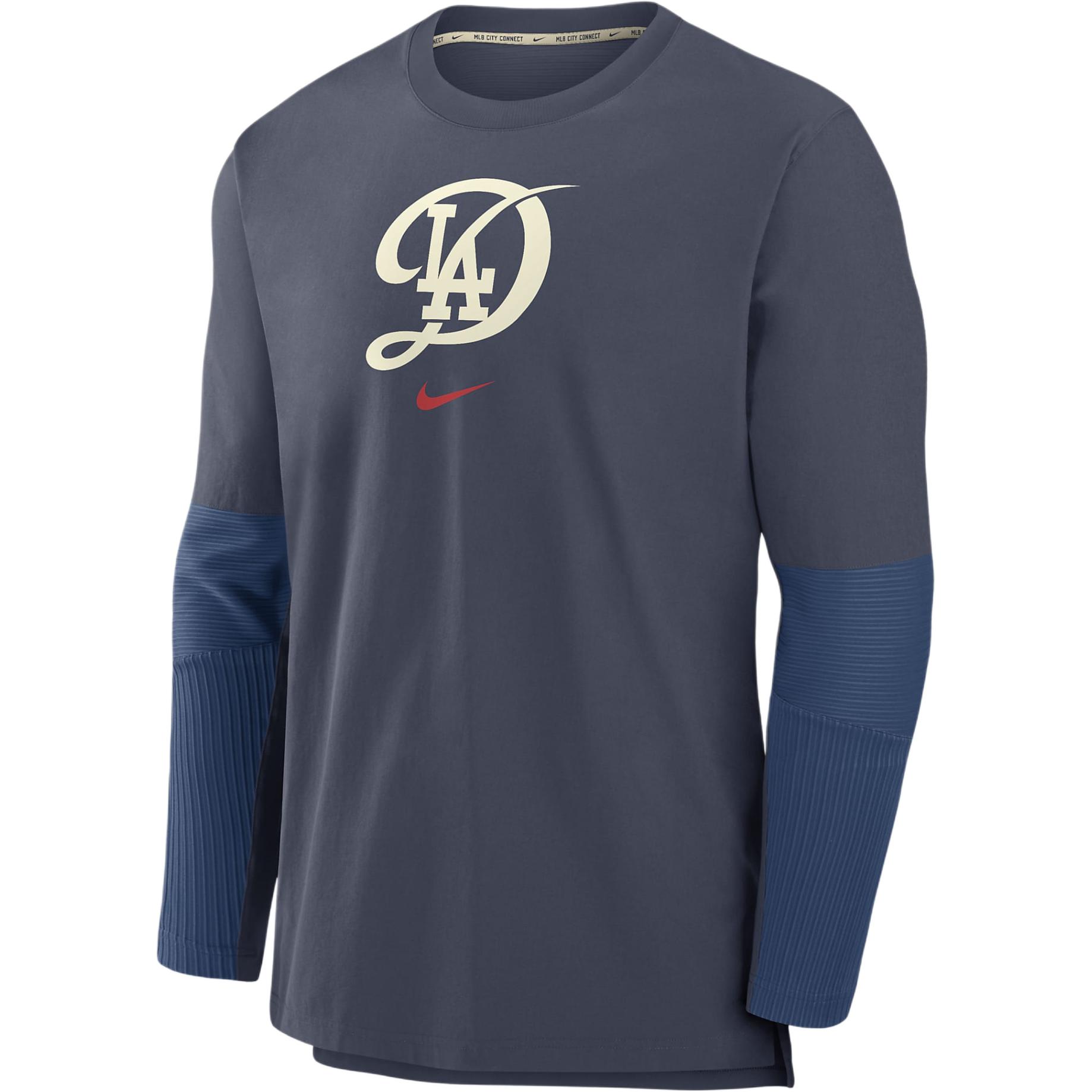 Nike MLB Los Angeles Dodgers City Connect Navy Crewneck Sweatshirt 015C09C3LD-KZ8