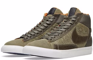 Nike Mo' Wax x Blazer Hi SP 'Olive' 718768-208 Nike Mo' Wax x Blazer Hi SP 'Olive' 718768-208