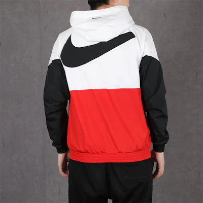 Nike 多彩半拉鍊連帽套頭外套 CD0559-100 Shop Nike 多彩半拉鍊連帽套頭外套 CD0559-100