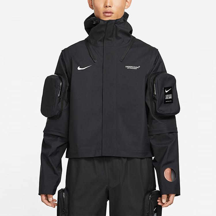 Nike Multi-functional Waterproof Detachable Hooded Jacket Black Asia Edition CZ4702-010 圖 11