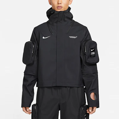 Nike Multi-functional Waterproof Detachable Hooded Jacket Black Asia Edition CZ4702-010 3