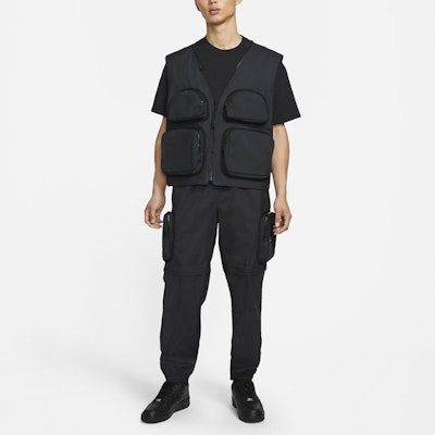 Nike Multi-functional Waterproof Detachable Hooded Jacket Black Asia Edition CZ4702-010 5