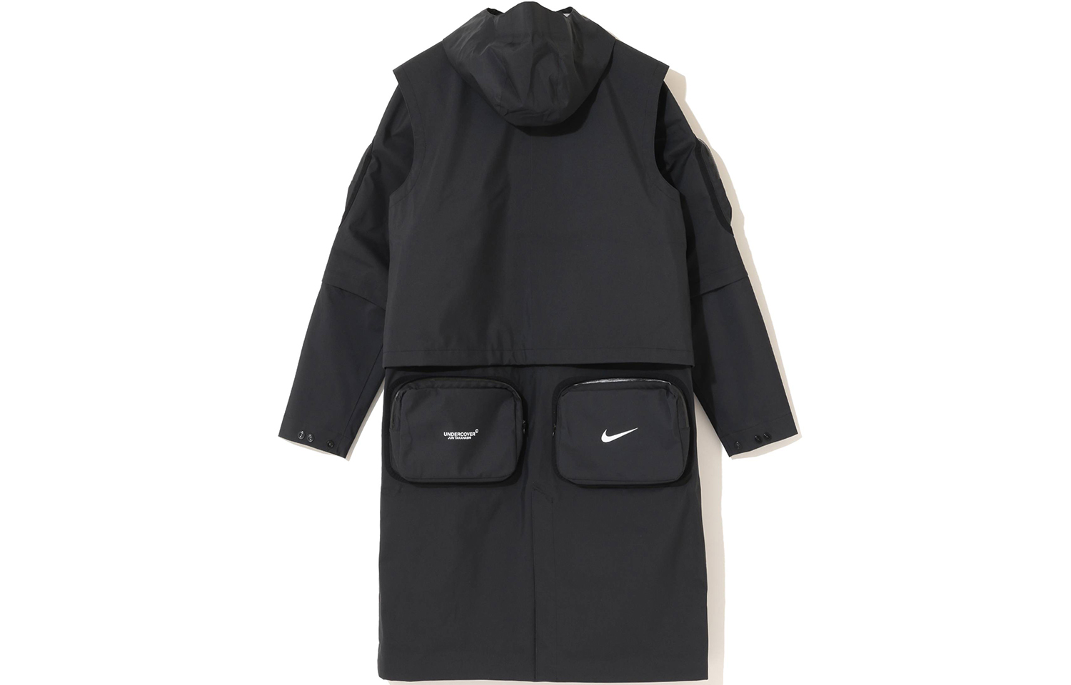 Nike Multi-functional Waterproof Detachable Hooded Jacket Black Asia Edition CZ4702-010 圖 3