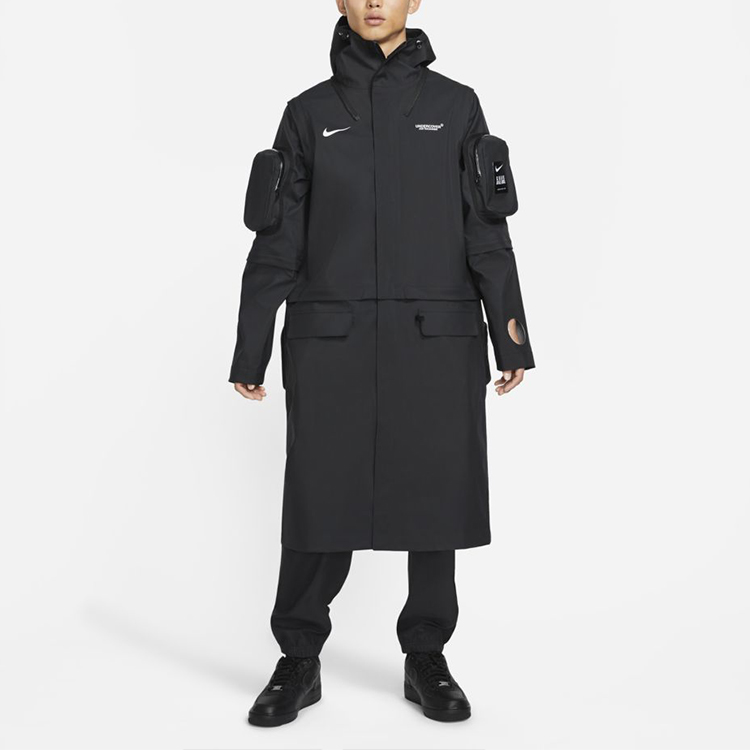 Nike Multi-functional Waterproof Detachable Hooded Jacket Black Asia Edition CZ4702-010 圖 9