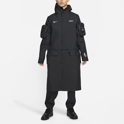 Nike Multi-functional Waterproof Detachable Hooded Jacket Black Asia Edition CZ4702-010 1