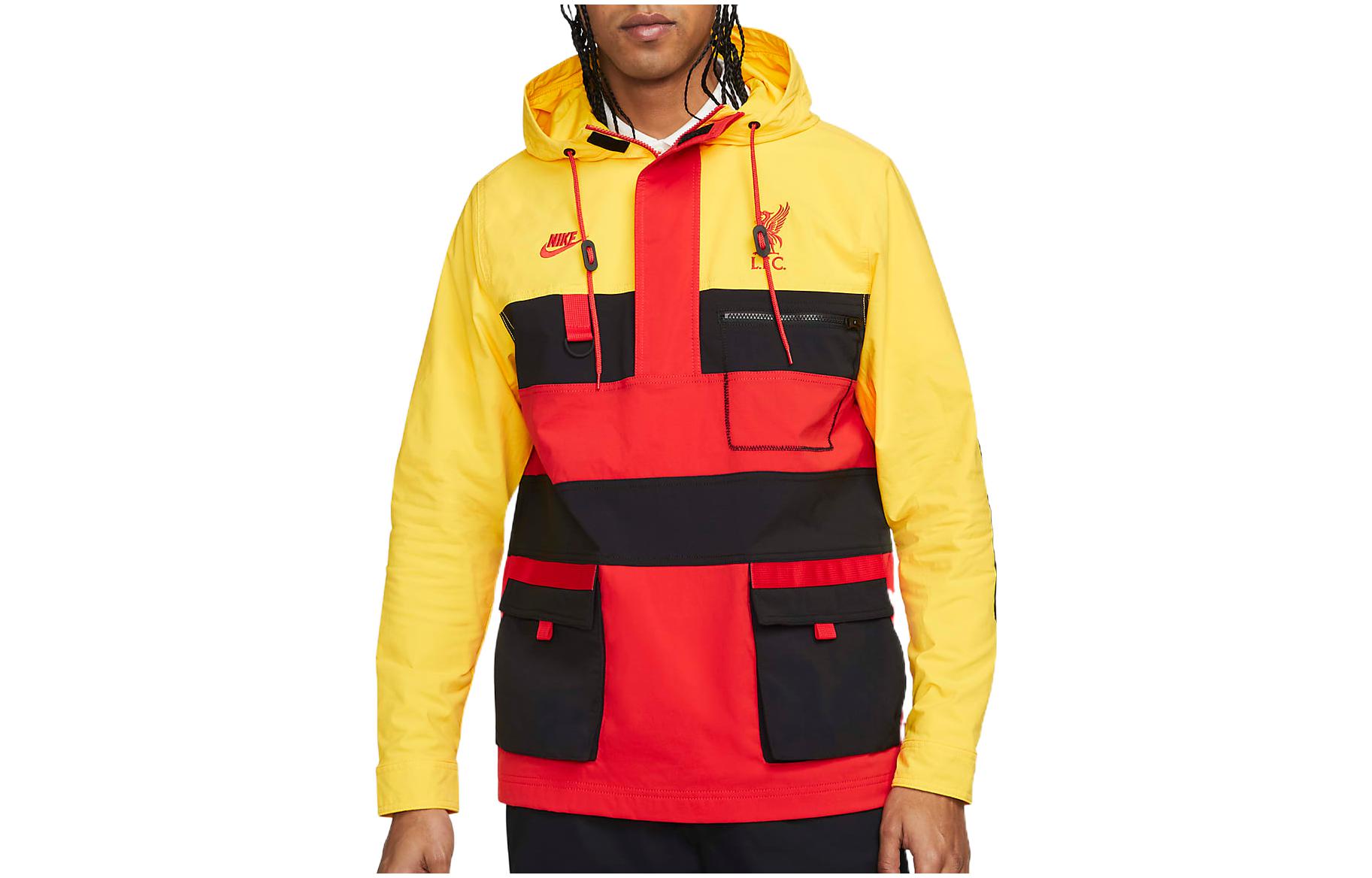 Nike Multi-Pocket Outdoor Utility Jacket with Colorblock Logo Print DD9714-703