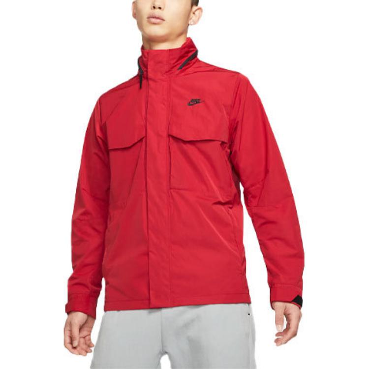 Nike Multi-Pocket Packable Hooded Jacket Red CZ9880-657 圖 6