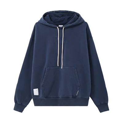 Nike NAI-KE Zen & Tea Logo Embroidered Fleece Hoodie Space Blue DQ9311-492