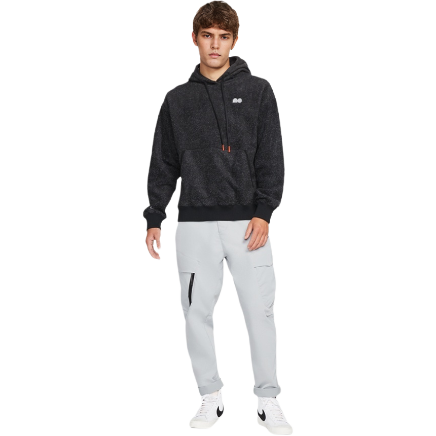 Lookbook 耐克大坂直美网球连帽衫狼灰色套头卫衣 DJ4664-010