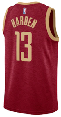 Nike NBA 18-19 James Harden Rockets #13 Edición City Camiseta SW AJ4612-614 Lookbook Nike NBA 18-19 James Harden Rockets #13 Edición City Camiseta SW AJ4612-614