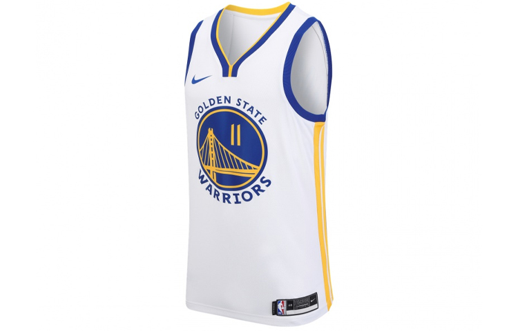 Nike NBA 20-21 Golden State Warriors Klay Thompson #11 White Basketball Jersey. CW3591-100 圖 2