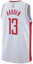 Lookbook Nike NBA 20-21 哈登火箭 #13 白/紅 球迷版球衣 CW3592-106