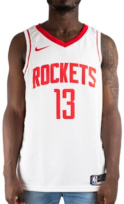 Nike NBA 20-21 哈登火箭 #13 白/紅 球迷版球衣 CW3592-106 Shop Nike NBA 20-21 哈登火箭 #13 白/紅 球迷版球衣 CW3592-106