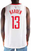 Purchase Nike NBA 20-21 Harden Rockets #13 White/Red Fan Jersey Edition CW3592-106