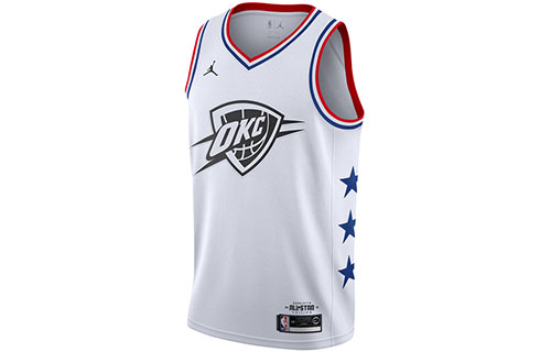 Nike NBA 2019 All-Star Russell Westbrook Thunder White Basketball Jersey AQ7297-110