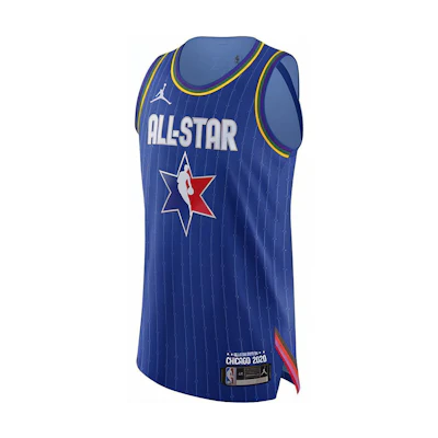 Nike NBA 2020 All-Star LeBron James Blue Basketball Jersey for Men CJ1033-495