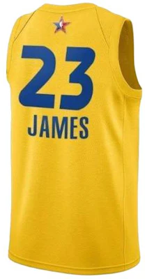 Nike NBA All-Star Lakers LeBron James Fan Jersey Yellow No.23 Tank Top CV4656-744 Lookbook Nike NBA All-Star Lakers LeBron James Fan Jersey Yellow No.23 Tank Top CV4656-744