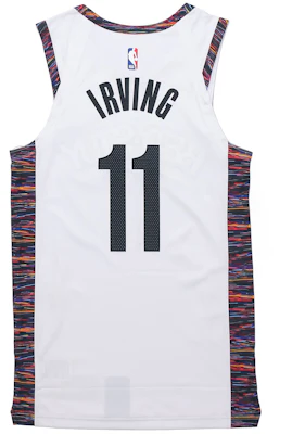 Nike NBA Basketball Jersey Brooklyn Nets City Edition Kyrie Irving #11 White AV4559-102 Lookbook Nike NBA Basketball Jersey Brooklyn Nets City Edition Kyrie Irving #11 White AV4559-102