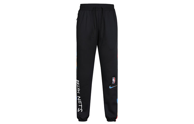 Order Nike NBA Brooklyn Pantalones Jogger Relajados Hombre Baloncesto Negro CU0612-010