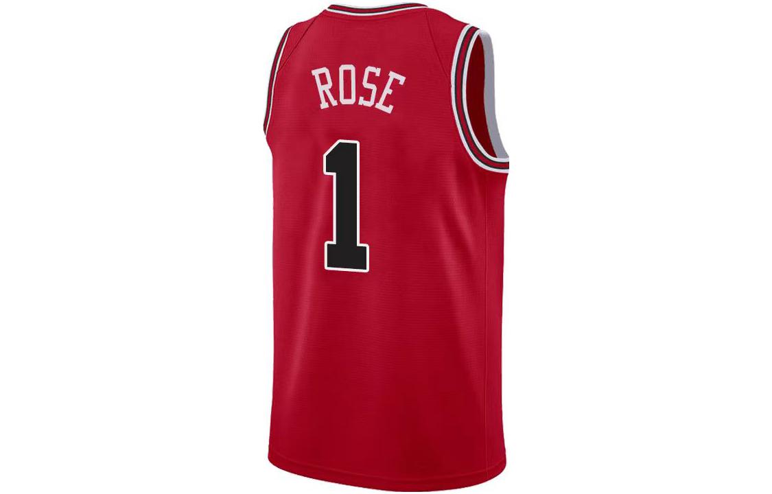 Lookbook Nike NBA Bulls Derrick Rose #1 Jersi Bola Keranjang Merah Edisi Terhad Lelaki DN2131-657