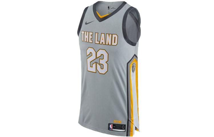 Nike NBA Cavaliers City Edition LeBron James #23 Jersey Gray Edition AH6048-007