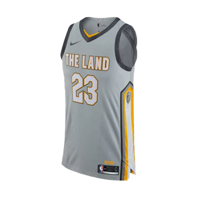 Nike NBA Cavaliers City Edition LeBron James #23 Jersey Gray Edition AH6048-007