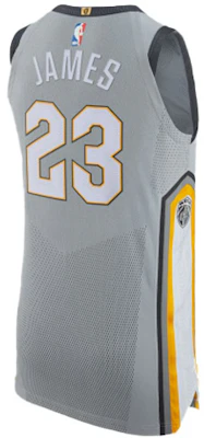 耐克 NBA 骑士队城市版詹姆斯#23灰色球衣 AH6048-007 Lookbook 耐克 NBA 骑士队城市版詹姆斯#23灰色球衣 AH6048-007