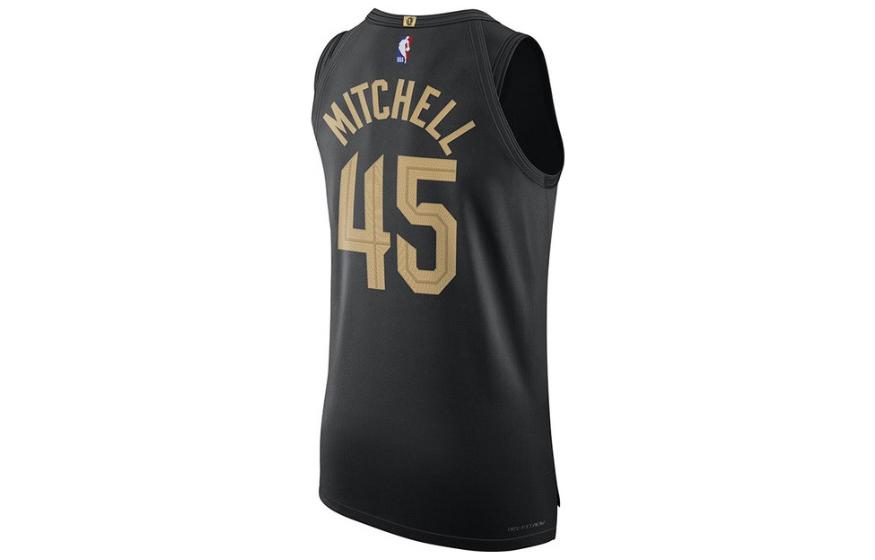 Lookbook Nike NBA Cavaliers Donovan Mitchell Black Basketball Jersey Unisex Breathable. DQ0165-010