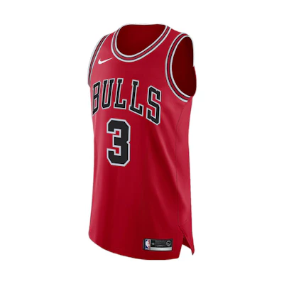 Nike NBA Chicago Bulls Wade #3 Basketball Jersey Red () 863017-658