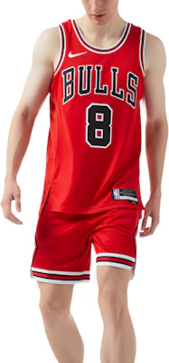 Nike NBA 芝加哥公牛隊 Zach LaVine #8 紅色球員版球衣 男女適用 AV2627-657 Shop Nike NBA 芝加哥公牛隊 Zach LaVine #8 紅色球員版球衣 男女適用 AV2627-657
