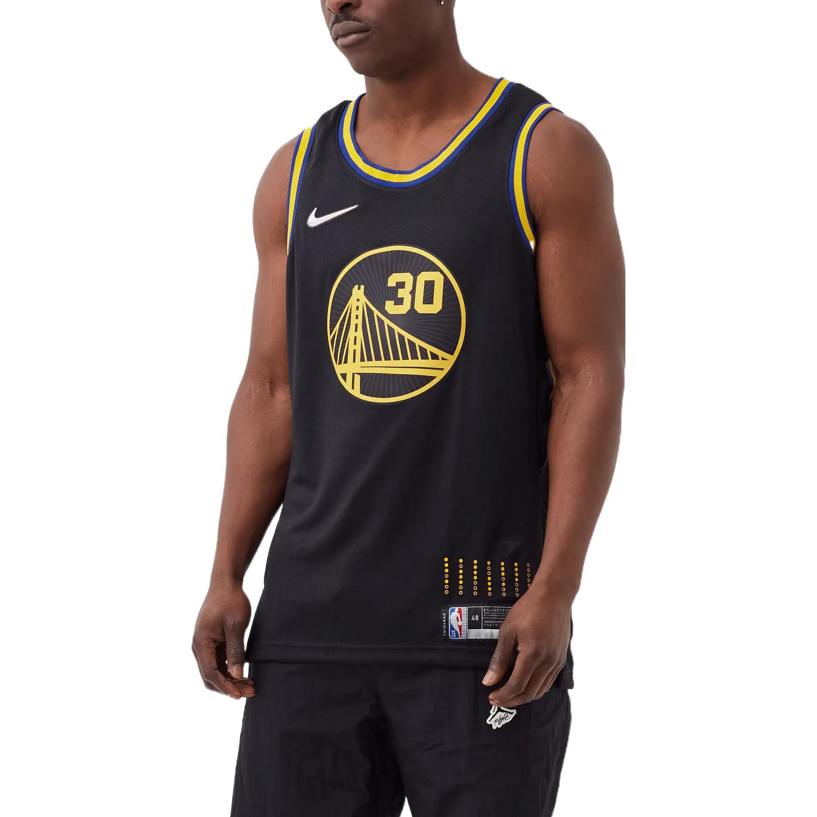 Shop 나이키 NBA 시티 에디션 75주년 스테판 커리 워리어스 저지 블랙 DB4027-010