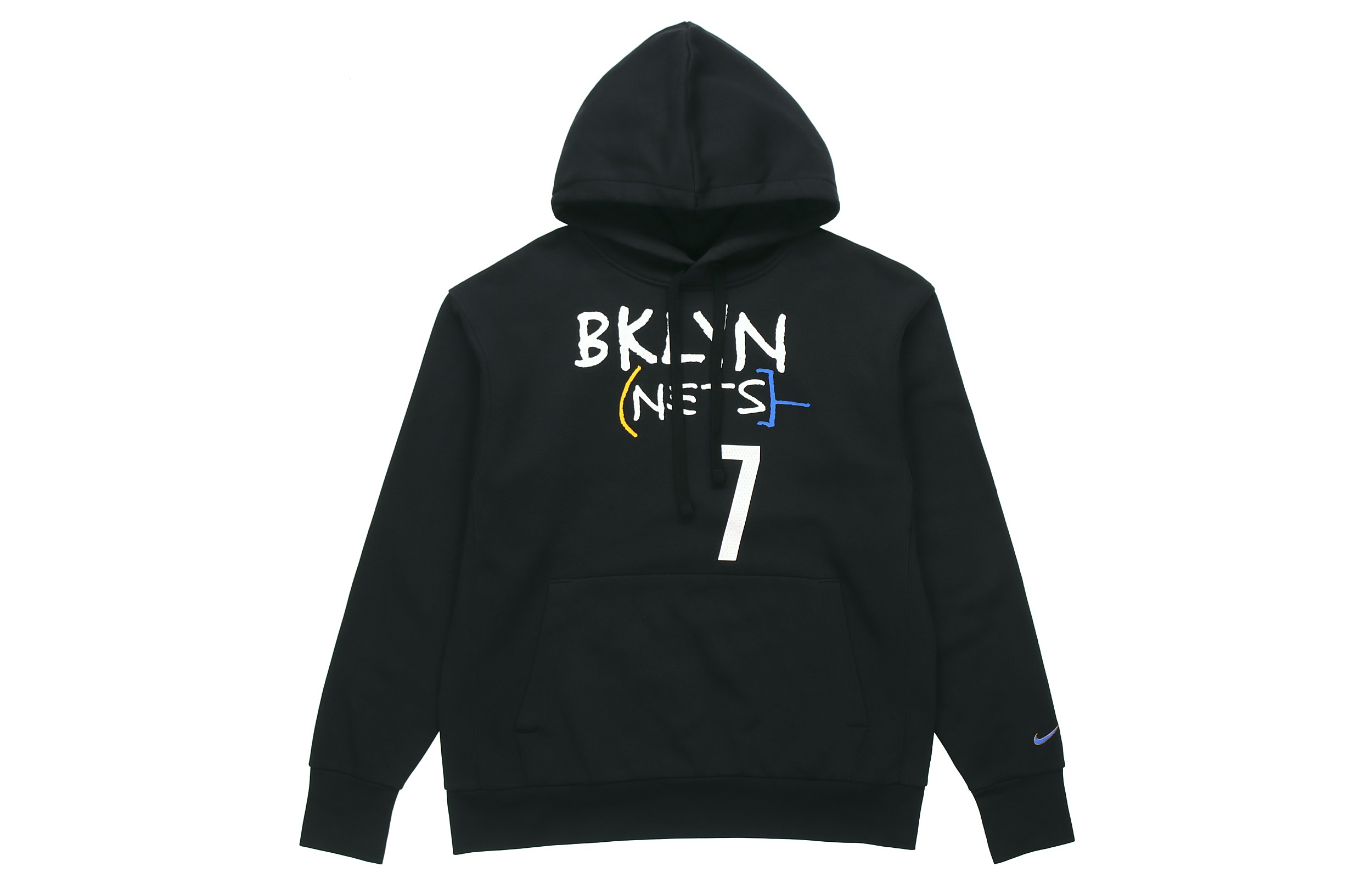Nike NBA City Edition Brooklyn Nets Durant #7 Hoodie Black Sweatshirt DC0861-010 圖 3