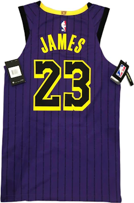 耐克NBA城市版湖人队勒布朗詹姆斯#23篮球球衣紫色 AH6213-508 Lookbook 耐克NBA城市版湖人队勒布朗詹姆斯#23篮球球衣紫色 AH6213-508