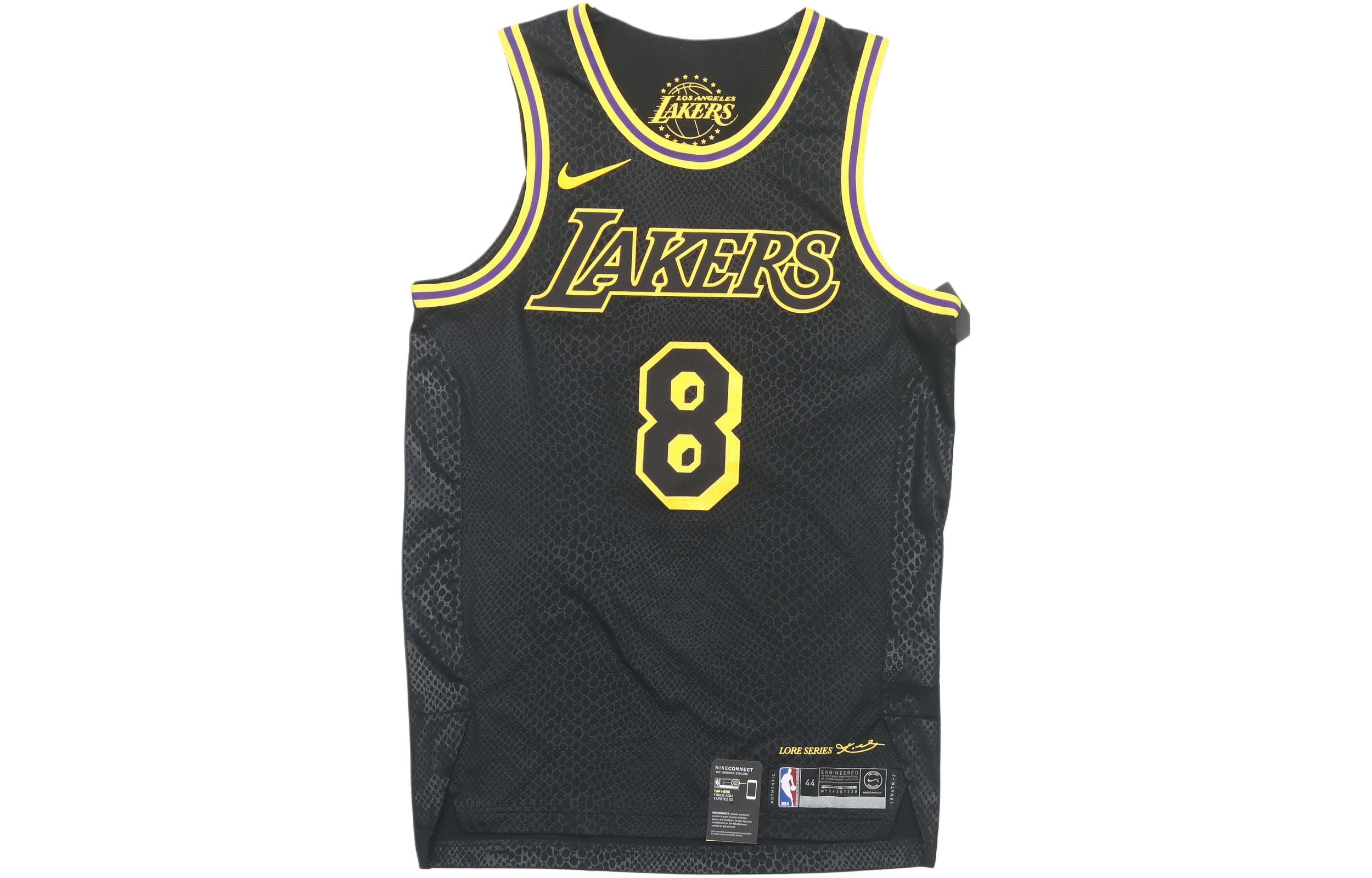 Order Nike NBA City Edition Los Angeles Lakers Kobe Bryant #8 Jersi Hitam Bola Keranjang AJ6430-010