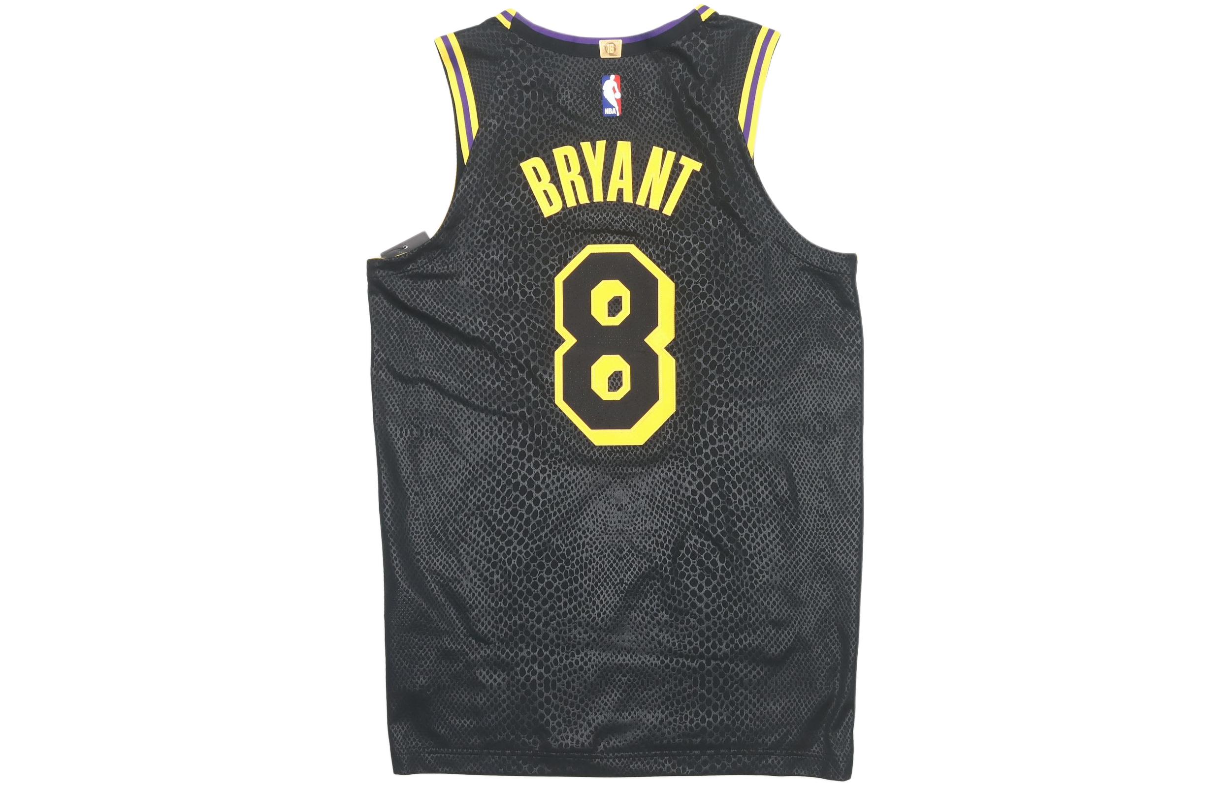 Lookbook Nike NBA City Edition Los Angeles Lakers Kobe Bryant #8 Jersi Hitam Bola Keranjang AJ6430-010