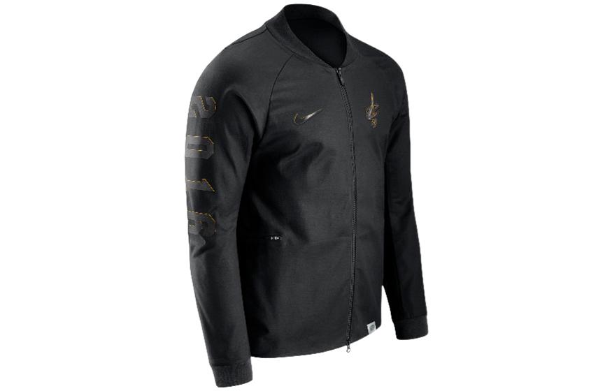 Nike NBA Cleveland Cavaliers Black Lettering Full-Zip Jacket 860792-010