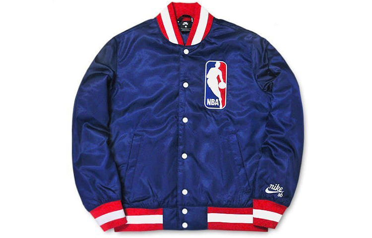 Order Nike NBA Collaboration Bomber Jacket Blue AH3393-455