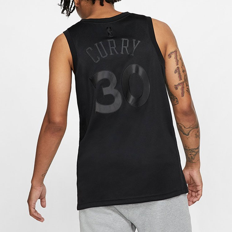 Details for Jersi Nike NBA Stephen Curry #30 Golden State Warriors (Hitam). BQ5410-010