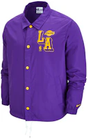 Nike NBA Courtside Los Angeles Lakers Logo Coach Jacket Purple DB1440-504 Nike NBA Courtside Los Angeles Lakers Logo Coach Jacket Purple DB1440-504