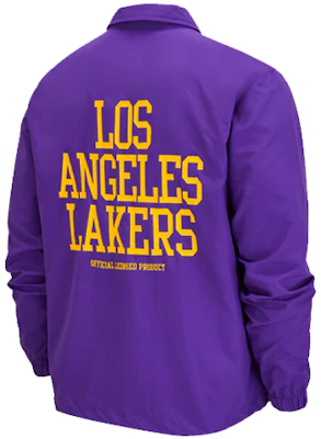 耐克 NBA 湖人队标志教练夹克 紫色 DB1440-504 Lookbook 耐克 NBA 湖人队标志教练夹克 紫色 DB1440-504