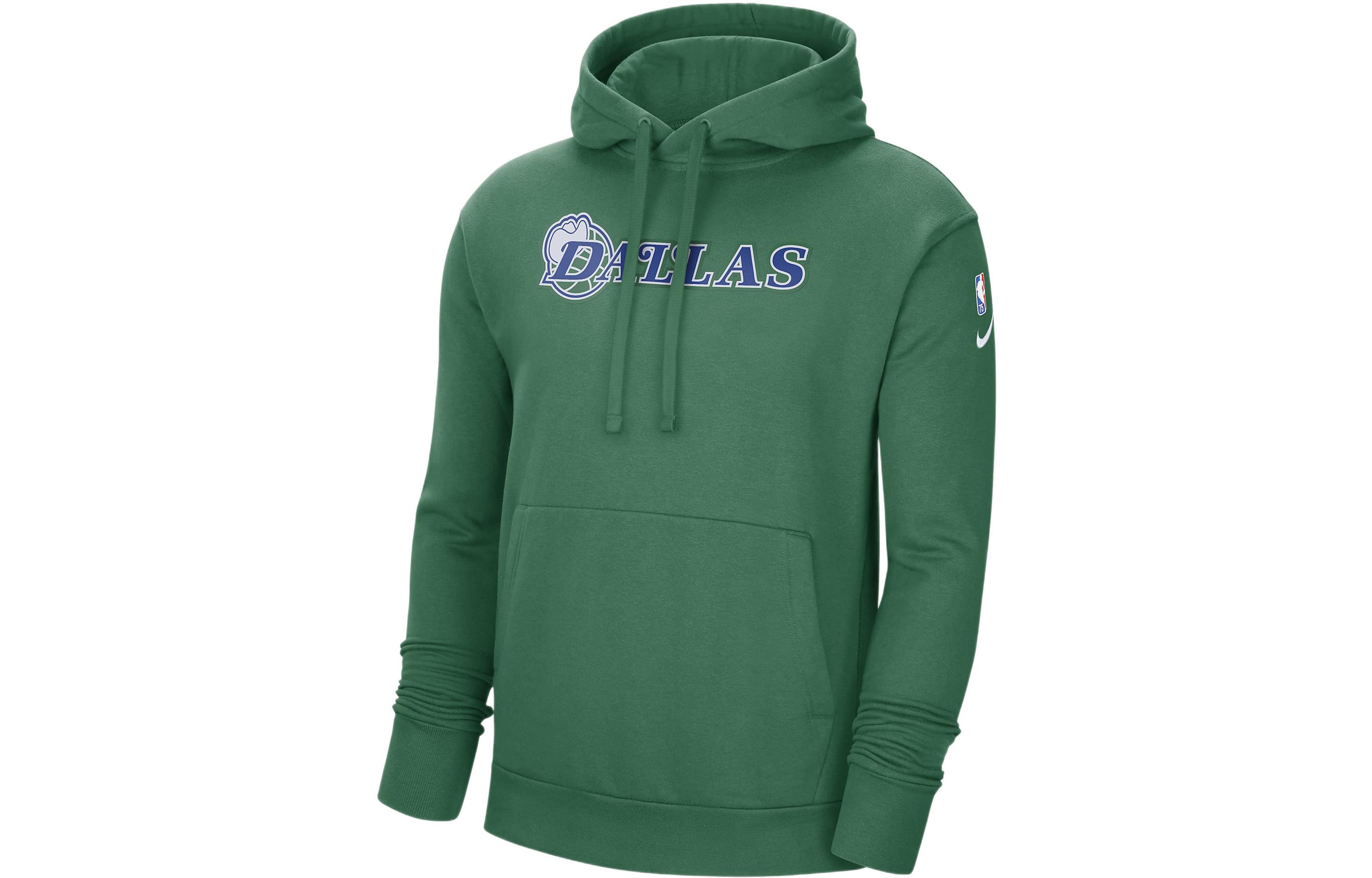 Nike NBA Dallas Mavericks Alphabet Logo Pullover Hoodie Green DB2311-312