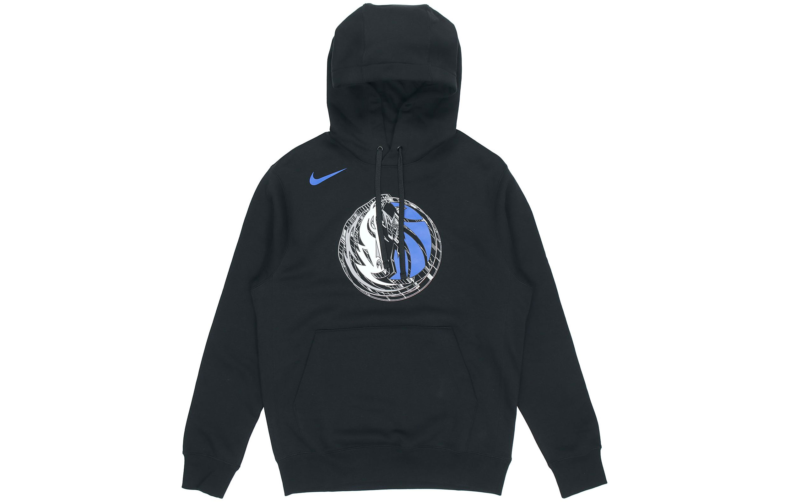Nike NBA Dallas Mavericks Pullover Hoodie Black Casual Sweatshirt DN4986-010