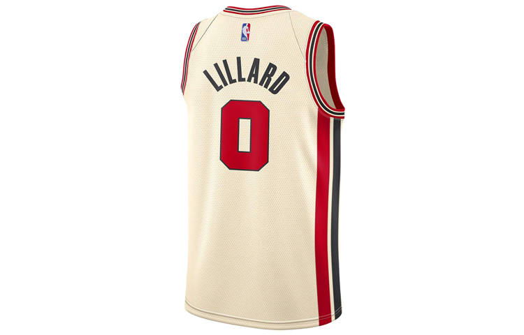 Nike NBA Damian Lillard #0 Portland Trail Blazers Fan Jersey White (19-20 Season) AV4668-121 圖 3