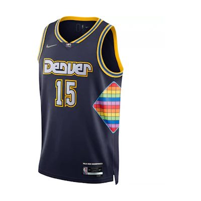 Nike NBA Denver Nuggets Nikola Jokic #15 Blue Fan Edition Jersey . DB4025-419