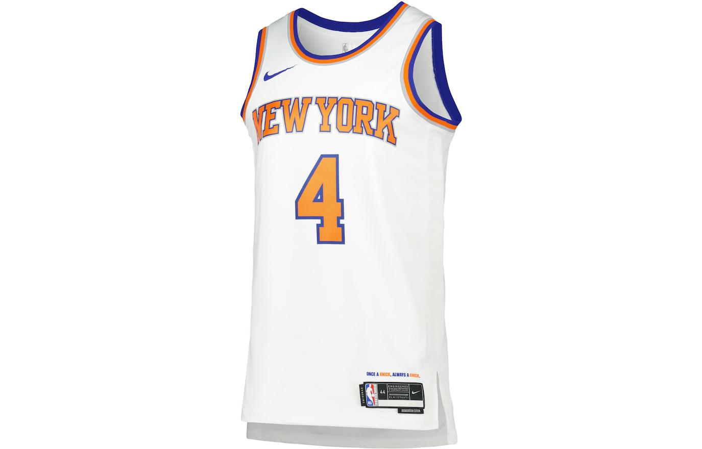 Nike NBA Derrick Rose #4 New York Knicks Fan Jersey White  Tank Top DN2087-101