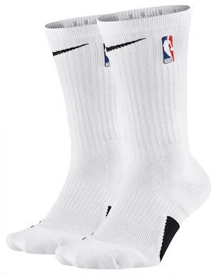 Nike NBA Elite Crew White Logo Basketball Socks Unisex Casual - Single Pair SX7587-100 Buy Nike NBA Elite Crew White Logo Basketball Socks Unisex Casual - Single Pair SX7587-100